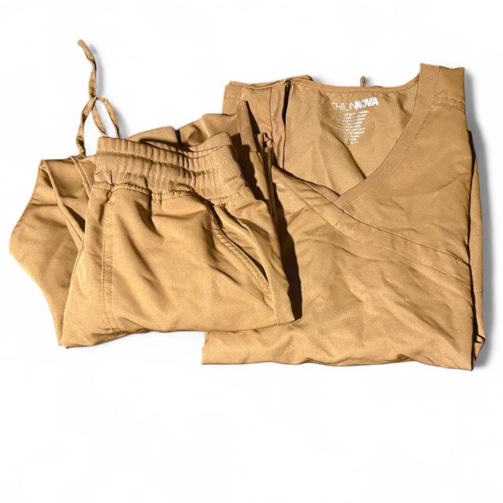 Brown Scrub Set